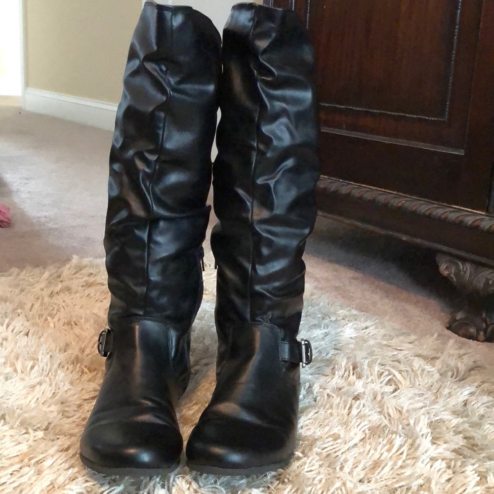 Black Rampage tall boots